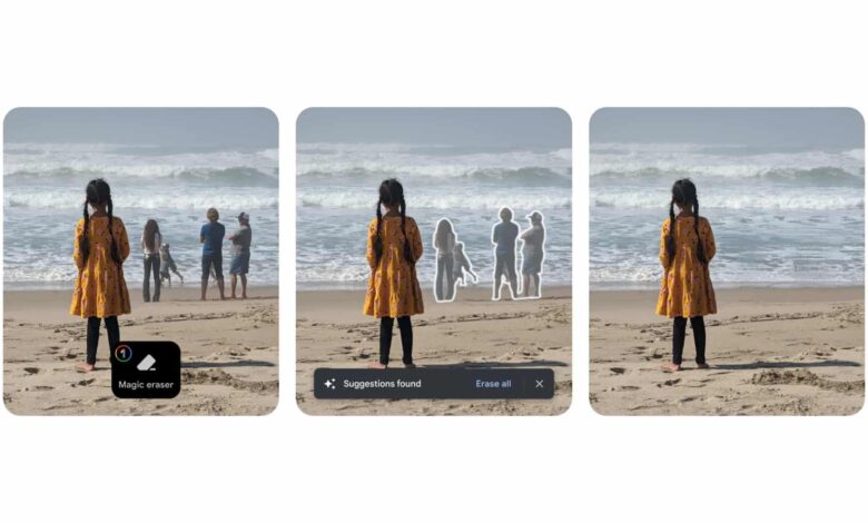 ميزة Magic Eraser تصل لكل هواتف Pixel وأي مشترك في Google One